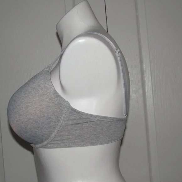 VICTORIA’S SECRET PINK Wear Everywhere Push-Up Gray Bra Size 38DD - Picture 2 of 6